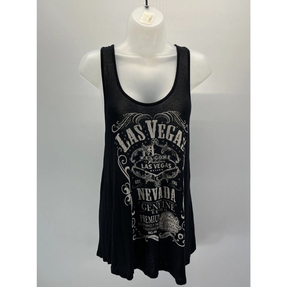 Banana Expression NY womens black Las Vegas Nevada Tank top size S